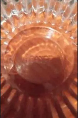 Cenicero de cristal tallado de France