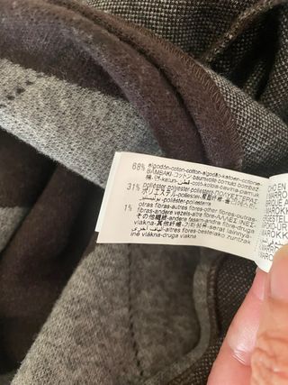 Vestido de punto Zara con rombos