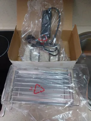 Barbacoa Eléctrica Metal y Plástico