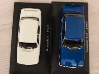 Lote 1:43 Renault 8  Peugeot 504 maqueta Altaya