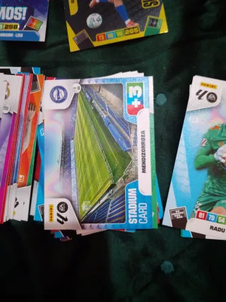 Cromos Adrenalyn XL recoger en delicias ,55 cartas
