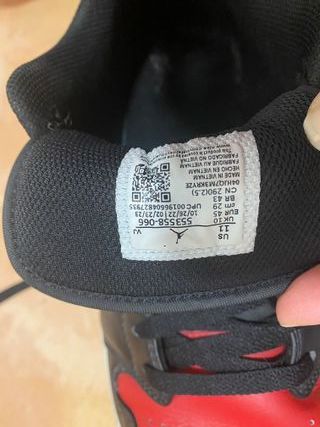 Nike Air Jordan 1 Low Negro/Rojo