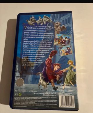 VHS El Jorobado de Notre Dame 2 Disney
