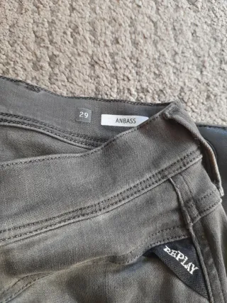 Pantalón vaquero Replay gris talla 29