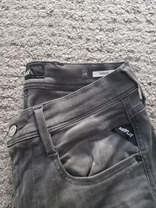 Pantalón vaquero Replay gris talla 29