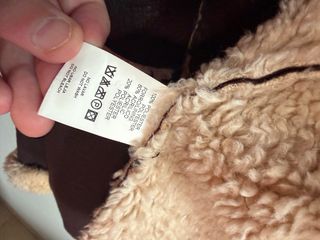 Abrigo piel vuelta Di-Bye Marrón Talla XL