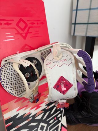 Pack Tabla Snowboard 138cm Botas y Fijaciones