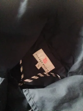 Chaleco fino botones azul marino Talla S