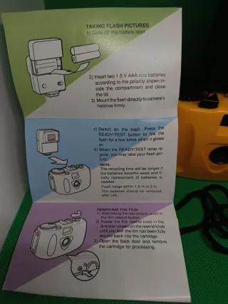 Cámara Achiever Giant Quick Shot Mini Flash