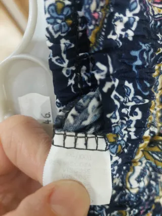 Pantalón estampado paisley talla XXL