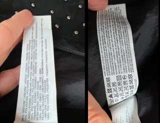 Chaqueta efecto piel Mango tachuelas