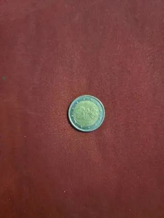 Moneda 2 Euros Flores 2001