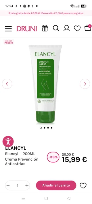 Elancyl Stretch Marks Gel Crema 200ml