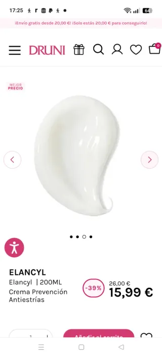 Elancyl Stretch Marks Gel Crema 200ml