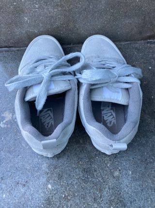 Zapatillas Vans Unisex niño/niña color gris T 36.5