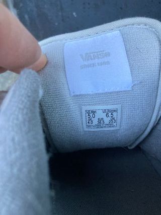 Zapatillas Vans Unisex niño/niña color gris T 36.5