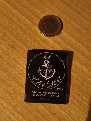 Caja de cerillas Pub Chelsea Avila