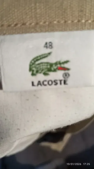 Pantalón Hombre Lacoste Beige