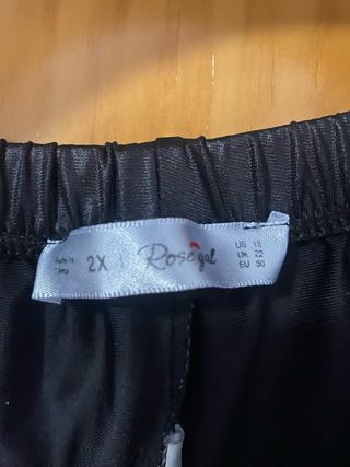 Top lentejuelas plateado talla 50