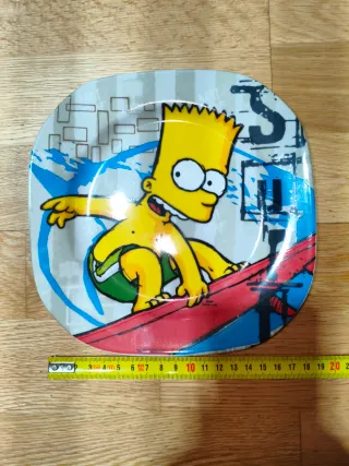 Vajilla Bart Simpson 4 piezas porcelana