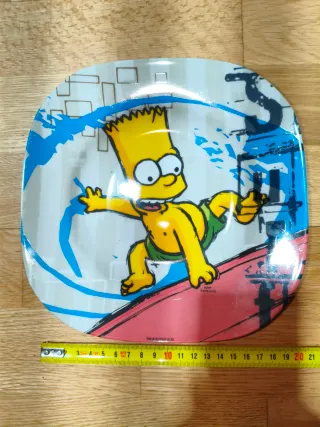 Vajilla Bart Simpson 4 piezas porcelana