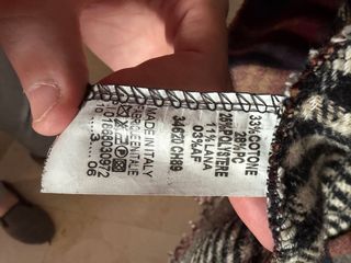 Chaleco largo cuadros