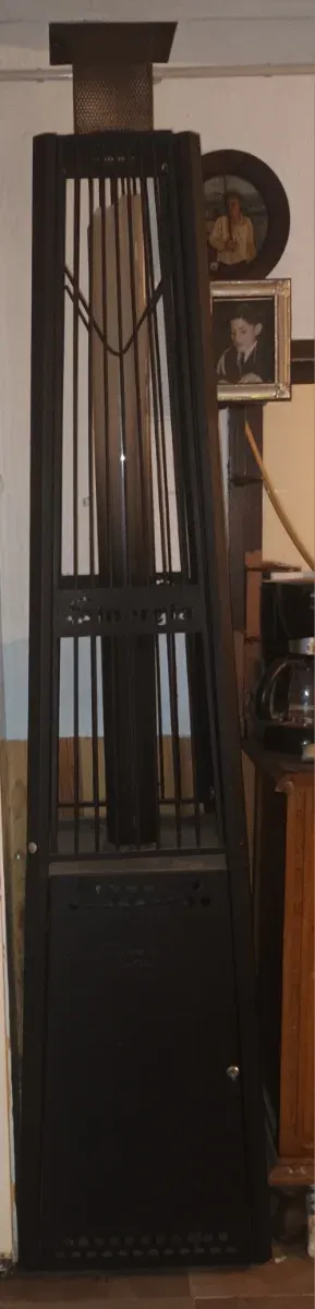 Estufa de pellets exterior