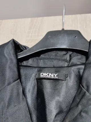 Gabardina impermeable DKNY mujer negra