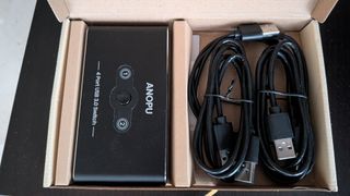 Switch USB 3.0 KVM 4 puertos para 2 PC