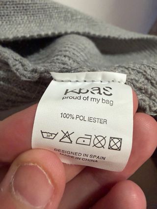 Cárdigan Kbas Gris Talla Única