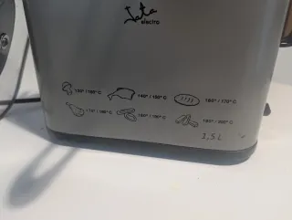 Freidora Jata 1,5L Inoxidable