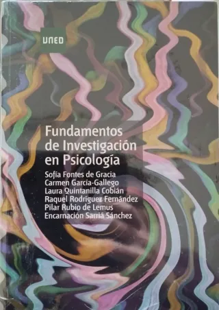 Fundamentos de investigación en psicología