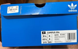 Adidas Campus 00s negras.