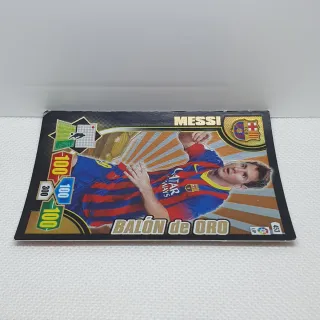 ⚽️ CROMO DE FUTBOL MESSI BALON DE ORO 2013-14 CARD