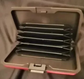 Cartera Tarjetero Metálico