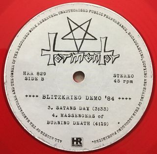 Tormentor (Kreator) – Blitzkrieg Demo '84 Red LP