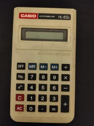 Calculadora Casio HL-812E Vintage