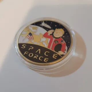 Lote 5 monedas conmemorativas decorativas