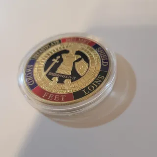 Lote 5 monedas conmemorativas decorativas