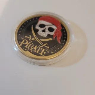 Lote 5 monedas conmemorativas decorativas