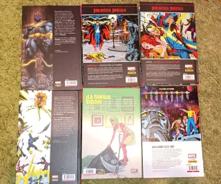 6 comic tapa dura marvel