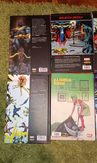6 comic tapa dura marvel