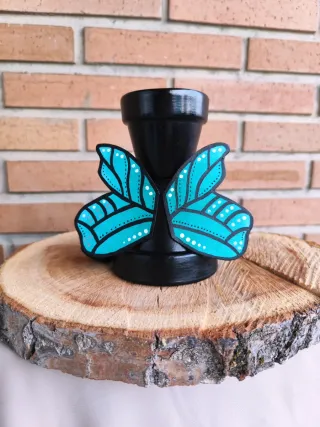 Maceta Mariposa Decorada