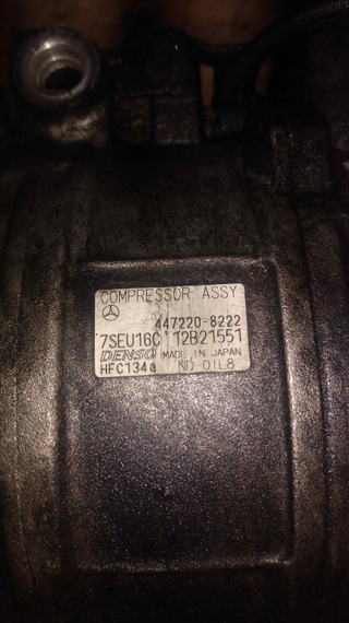 COMPRESOR AIRE ACONDICIONADO MERCEDES CLASE C