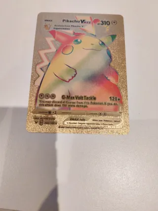 Carta Pokémon Pikachu VMAX 310 HP