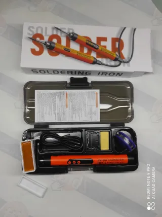 Soldador estaño USB portátil digital