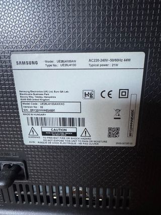 Pantalla Samsung Negra