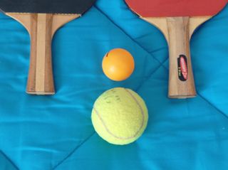 Pack 2 palas ping pong + pelota