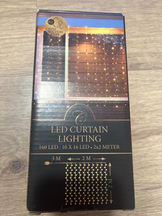 Cortina Luces Navidad