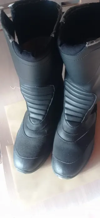 Botas de motorista negras